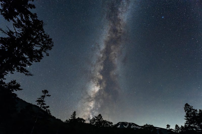 Night sky with stars